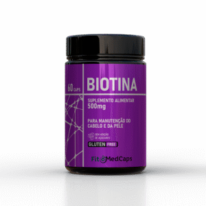 Biotina 500mg - Saúde de Cabelos, Pele e Unhas